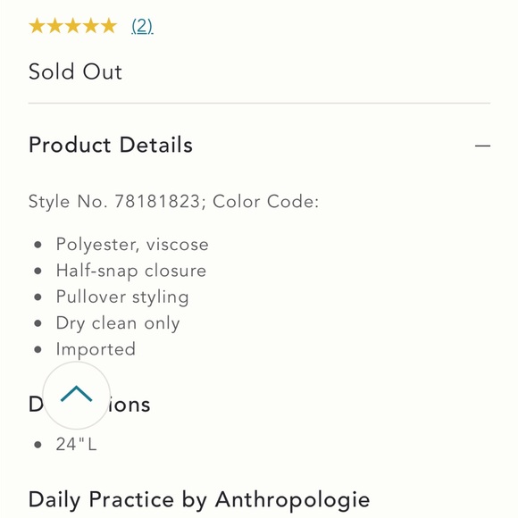 Anthro Daily Practice long sleeve Sherpa jacket - Picture 8 of 10